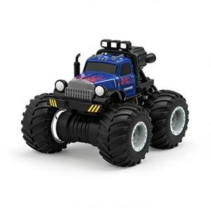 Coche Teledirigido Todoterreno 4x4 Big Wheel Pickup RC con Velocidad <span class=keywords><strong>Variable</strong></span>, Coche de Escalada, Coche de Acrobacias con Pulverizador de Luz, Juguete para Niños - Product Image 5