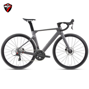 Vélo de course léger TWITTER R5pro Gen2 Aero Carbon Mountain - 24 vitesses, freins à disque hydrauliques, guidon intégré - Product Image 1