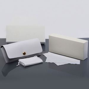 Wholesale High Quality Custom Logo Colorful Rectangle Classical Sunglasses Box Package Set PU <b>Glasses</b> <b>Case</b> - Product Image 4