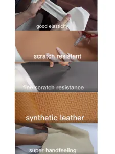 Serie rialzatrice in microfibra pelle 1.2mm resistente ai graffi resistente all'abrasione per seggiolino per auto divano superiore personalizzabile