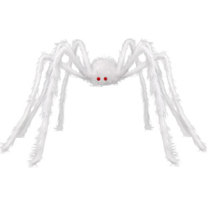 Recuerdos de Fiesta De Long, Araña Grande Realista de Peluche Blanco para <span class=keywords><strong>Halloween</strong></span>, Decoración Interior/Exterior para Casa Embrujada o Escape Room, para Adolescentes - Product Image 6