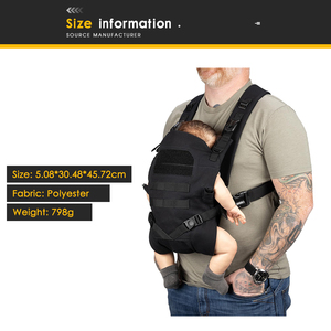 Tactical Baby Carrier <b>Backpack</b> Waterproof Anti Theft Infant Wrap Daypack Unisex Outdoor Travel Bag - Product Image 5