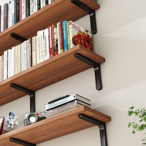 GQK GW2572907 Stainless Steel & Density Board Wall-Mounted Storage Rack Partition Wallboard <b>Shelf</b> with Easy Installation - Product Image 1