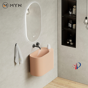 Hot bán Tùy chỉnh màu nhỏ hiện đại Countertop rửa lưu vực nhỏ nhân tạo đá phòng tắm bồn rửa - Product Image 4