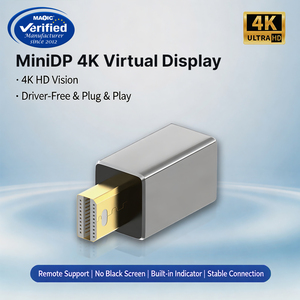 Magelei <span class=keywords><strong>Mini</strong></span> <span class=keywords><strong>DP</strong></span> Virtual Display 4K Ultra, Compatible con Control Remoto, Tarjeta Gráfica HD, Windows 10/11, Aleación de Aluminio para <span class=keywords><strong>1.2</strong></span> - Product Image 2