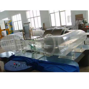 Tubo de brida acrílica cortado con precisión personalizado Bridas acrílicas PMMA de alta pureza Sellos roscados de grado de laboratorio mecanizados por CNC - Product Image 2