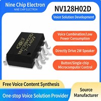Puce de lecture de musique et de voix NV128H02D avec stockage intégré, puce sonore IC d'usine pour les puces audio de robots