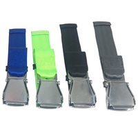 SAINUO YCQ-800 Rallonge de ceinture de sécurité de voiture en polyester à 2 points, sangle d'extension réglable avec boucle avion pour Aviateur (1994-2000)