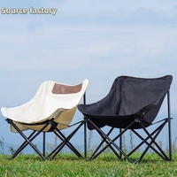 Chaise pliante d'extérieur compacte, robuste, résistante à la rouille, en acier au carbone et tissu Oxford, idéale pour le camping, la plage, les pique-niques, le jardin et la pêche