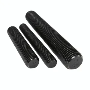 Mạ kẽm đen chủ đề Stud đầy đủ Threaded Rod tùy chỉnh kích thước nhà Máy Giá cường độ cao din976 thép Metric chủ đề Oxit Đen