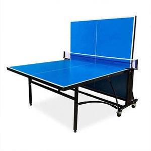 Table de ping-pong Konford de haute qualité, pliable, 6 mm ACP, avec roues mobiles de 75 mm, marque personnalisée, SMC Pingpong, tables de tennis de table OEM - Product Image 1