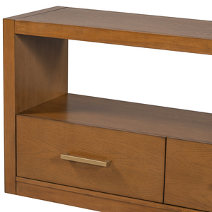 Mueble de TV Moderno con Amplio Espacio de Almacenamiento, Tres Cajones Ajustables, Superficie Espaciosa, Compatible con Televisores de 65+ Pulgadas - Muebles para Sala de Estar - Product Image 6