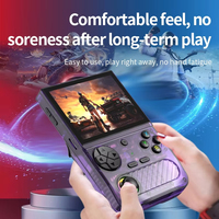 K36S Console de jeu portable blanche rétro de 3.5 pouces avec mémoire de 64 Go et 20000 jeux pour cadeaux pour enfants