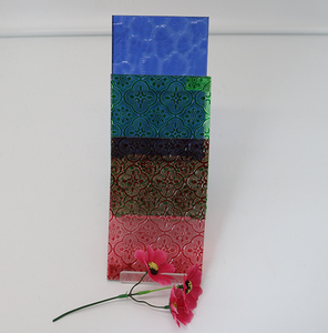 Glass Flowers patterned and flowers <span class=keywords><strong>Qinhuangdao</strong></span> China - Product Image 1