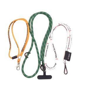 Adjustable Nylon Neck Rope Straps Lanyard with Printed Logo