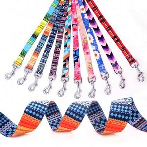 Smooth Hand Free Custom <b>Dog</b> Leash Dye Sublimation Pet Leashes with Logo - Product Image 1