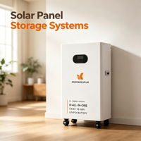 Systèmes de stockage d'énergie solaire 15 kWh - Batterie au lithium pour système solaire domestique de secours
