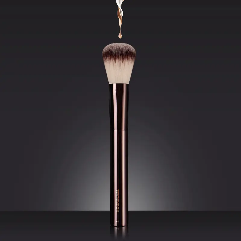 HG1 Foundation blush brush Aluminium handle ferrule Hourglass Series Vegan luxury professional makeup brushes Factory Spot sale
