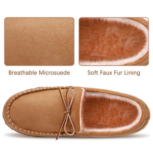 YL-2619 Pantofole da <span class=keywords><strong>Uomo</strong></span> Calde in <span class=keywords><strong>Memory</strong></span> <span class=keywords><strong>Foam</strong></span> - Ciabatte da Casa/Esterno Foderate in Pile <span class=keywords><strong>con</strong></span> Suola Antiscivolo (ODM/OEM) - Product Image 2