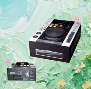 2 kênh Tabletop Mixer DJ CD máy nghe nhạc đầu ra USB DJ CD máy nghe nhạc - Product Image 1