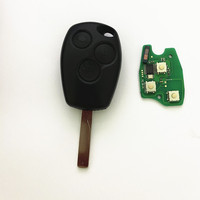 Clé de voiture à distance pour Renault Clio Kangoo Master Modus Logan Twingo Fob ID46 PCF7946 Puce 434MHz 3 Boutons