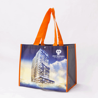Sac Non Tissé Promotionnel Mondial Personnalisé avec Logo Imprimé, Écologique, Recyclable, Réutilisable, Portable en PP