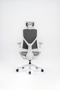 Chaise de bureau ergonomique avec <span class=keywords><strong>support</strong></span> dorsal dynamique, chaise de direction à dossier haut en maille, accoudoirs réglables en 3D et appui-tête 4D - Product Image 5