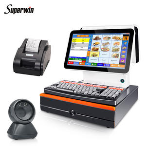 Terminal Pos <span class=keywords><strong>De</strong></span> punto <span class=keywords><strong>De</strong></span> ventilación Caisse 10 billeance, máquina <span class=keywords><strong>De</strong></span> impresión eléctrica con pantalla Dual Android, Mini quiosco, impresora térmica, móvil - Product Image 6