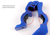 Offres Spéciales fabrication CNC alliage d'aluminium moto guidon serrure levier de frein tout-terrain serrure de sécurité