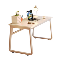 Escritorios Modernos y Sencillos de Madera para Oficina, Estudio o Computadora, Muebles Modulares Blancos para Trabajar y Escribir