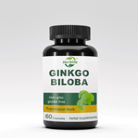 Jetzt Nahrungsergänzungsmittel Private Label OEM/ODM Großhandelspreis Ginkgo Biloba Extrakt Kapseln 500mg Bio-Ginkgo Biloba Kapseln
