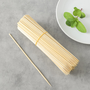 Brochetas de bambú biodegradables de 4.0 mm para barbacoa, cocina y repostería - Product Image 1