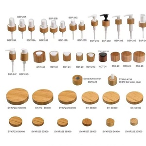 Wholesale Custom Logo Recyclable Bamboo Lid Inner Plastic Cap 18mm 20mm 24mm 28mm Wooden Cap