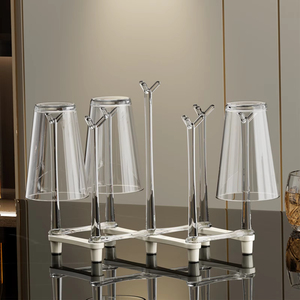 Égouttoir à Tasses En Acier Inoxydable - Support Séchage Verres à Eau, Vin - Design Stable - 5