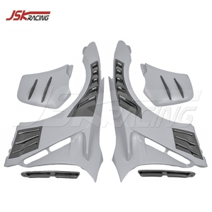 กันชนหน้าคาร์บอนไฟเบอร์ครึ่งชิ้น สำหรับนิสสัน <span class=keywords><strong>GTR</strong></span> <span class=keywords><strong>R35</strong></span> ปี 2008-2019 รุ่นปรับปรุงสไตล์ <span class=keywords><strong>Top</strong></span> <span class=keywords><strong>Secret</strong></span> Ver2 (สำหรับกันชน TS เท่านั้น) - Product Image 2