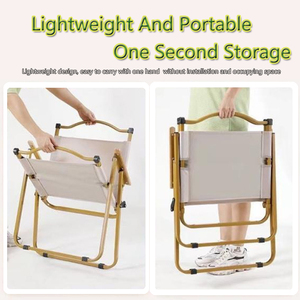 Chaise de camping, pique-nique, pêche, jardin, plage moderne, <span class=keywords><strong>ultra</strong></span>-légère, portable, en fer et tissu Oxford, pliable facilement - Product Image 6