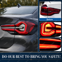 Nouveau feu arrière LED complet modifié pour BMW X3 G01 G08 2018-2022, style LCI, ensemble de feux arrière, feux de freinage, clignotants, système d'éclairage automobile