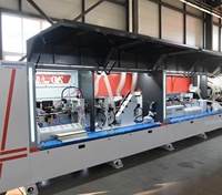 Machine de chantournage entièrement automatique de qualité supérieure pour portes et armoires en bois avec système de profilés en forme de J et en forme de U