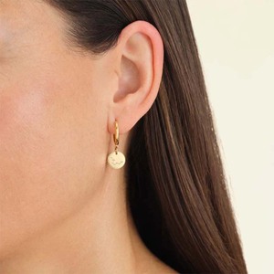 AOFEI in acciaio inox <span class=keywords><strong>di</strong></span> alta qualità nuovi <span class=keywords><strong>orecchini</strong></span> <span class=keywords><strong>di</strong></span> design personalizzati <span class=keywords><strong>di</strong></span> <span class=keywords><strong>marca</strong></span> <span class=keywords><strong>di</strong></span> sublimazione <span class=keywords><strong>orecchini</strong></span> a cerchio Huggies in bianco <span class=keywords><strong>orecchini</strong></span> a cerchio - Product Image 3