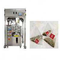 Nylon Piramide Thee Zakjes Verpakkingsmachine met Spirale Weegschaal voor Fruitthee Automatische Sachet Vulling, Sluiting en Verpakkingsmachine