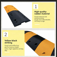 Prix usine – Protection de câble en caoutchouc robuste 50*350*70mm, portable, pour surface en mortier de ciment, vitesse 1-5 mph