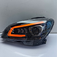 Faro LED de Alta Calidad para W204 C200 C260 C300 2008-2011, Nuevo, 12V, Plástico, Tamaño Estándar OEM, Luz Blanca de 6000K