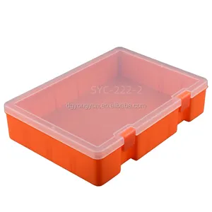 Ganzer Verkauf Mehrzweck-Rechteck mit großer Kapazität, transparenter Kunststoff-PP-Aufbewahrungsbox-Werkzeug behälter