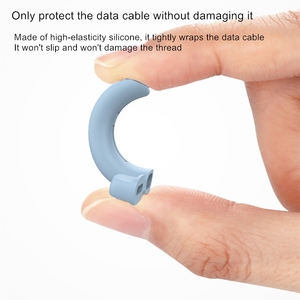 2025 vente chaude adaptée à <span class=keywords><strong>Apple</strong></span> câble de charge étui de protection en Silicone USB ligne de données protecteur en Silicone pour Android - Product Image 4