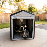 Tente de garage gonflable pour moto, abri de stockage extérieur, tente de stationnement, poste de travail pour une utilisation toute saison