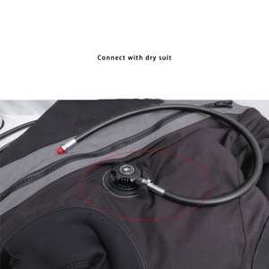 สายส่งน้ำแรงดันต่ำสำหรับดำน้ำแบบสกูบา BC, แรงดันสูงสุด 350 PSI, เชื่อมต่อ BCD กับขั้นตอนแรก - Product Image 3