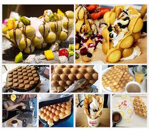 Антипригарная вафельная кастрюля для яиц в Гонконге, вафельница с пузырьками, вафельная форма Eggettes - Product Image 6