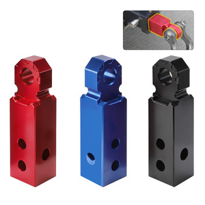 Attelage de remorque Cnspeed 2 pouces en alliage d'aluminium rouge bleu noir pour véhicules tout-terrain - Product Image 3