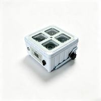 Lampe PAR extérieure 4x20W étanche à batterie, DMX512, RGBWA, idéale pour les fêtes, les bars, les DJ, les scènes de mariage
