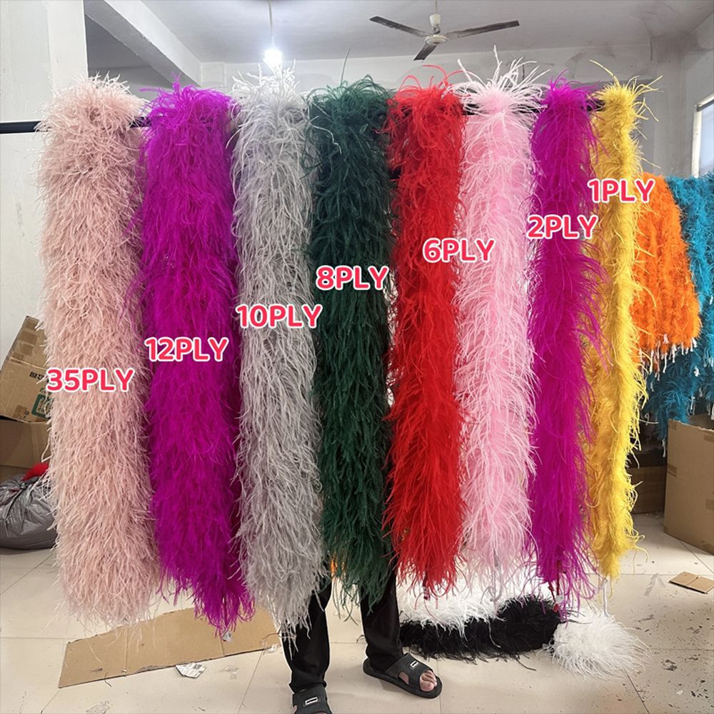 feather boa ostrich 30 ply